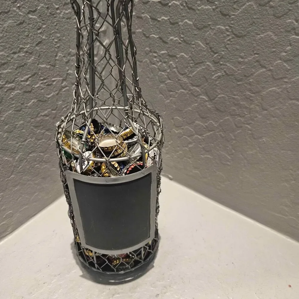 Metal Beer Bottle Cap Holder Beer Shaped